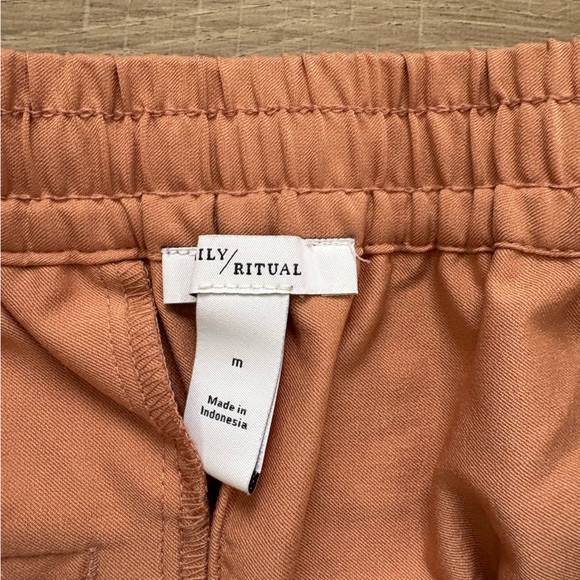 Daily Ritual Women's Soft Peach Joggers - Picture 3 of 6